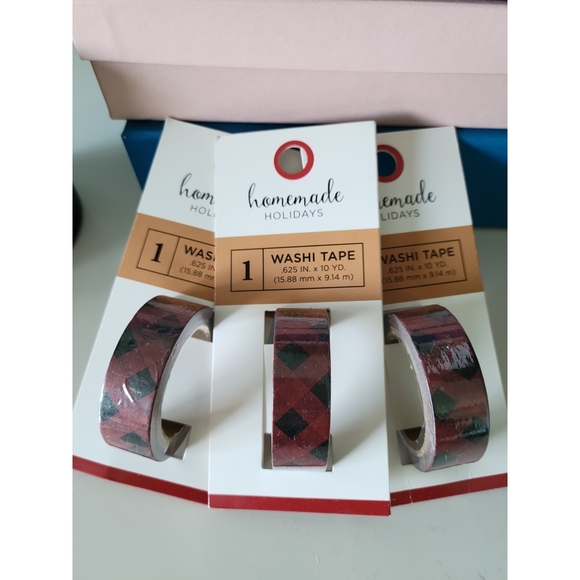 Garven | Set of 3 - NWT Plaid Washi Tape - Picture 3 of 4